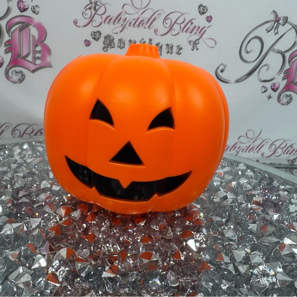 Light up talking/singing Orange Pumpkin Halloween Decoration plastic battery
